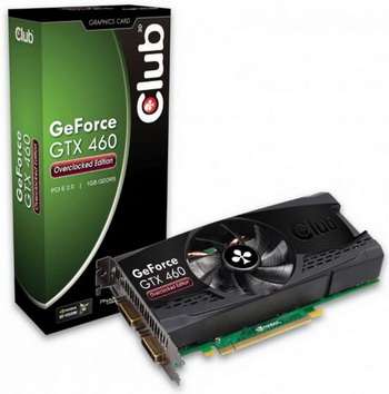 Club 3d GeForce GTX 460 overclocked edition